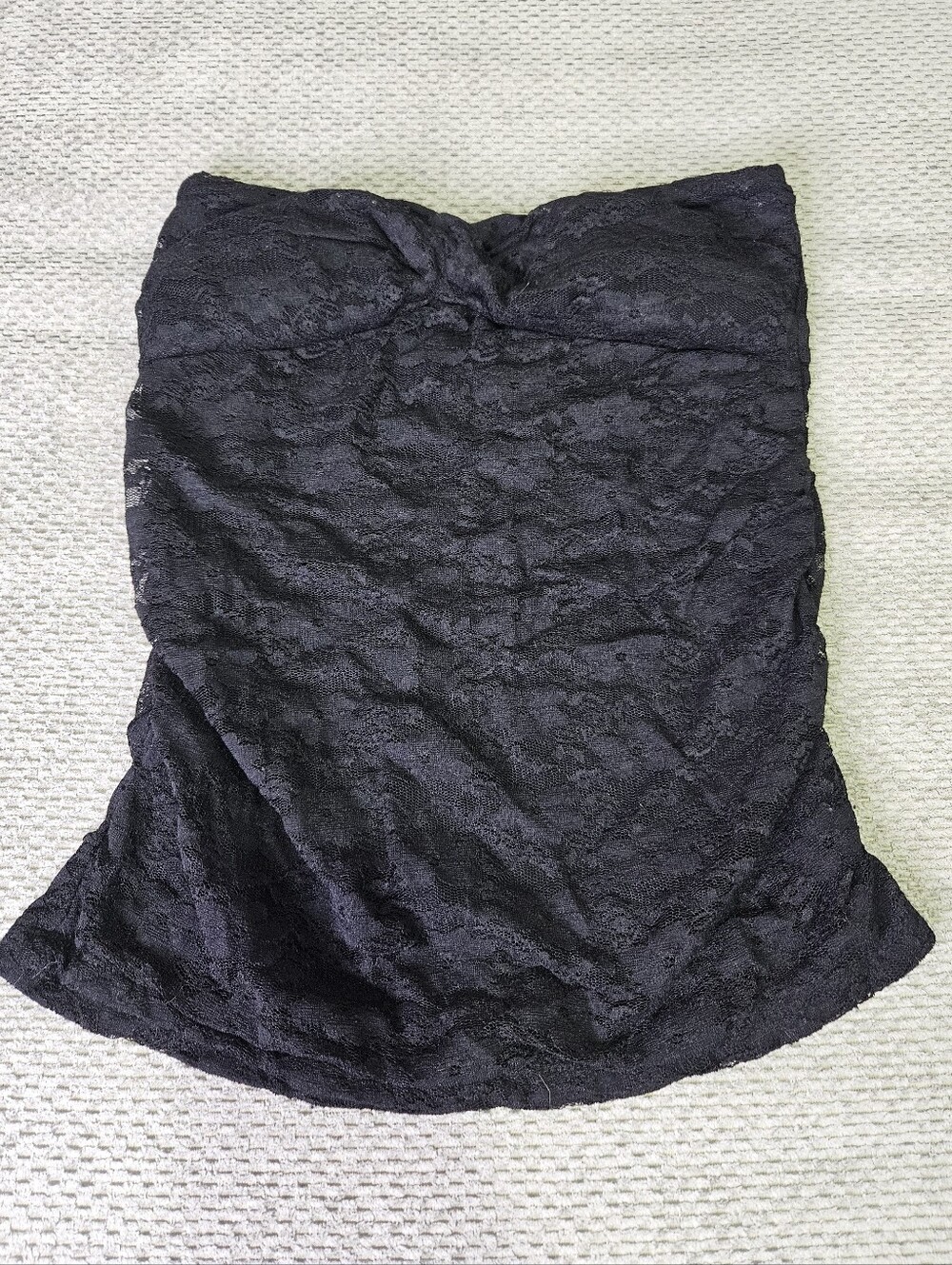 3/$15! Black Lace Tube Top